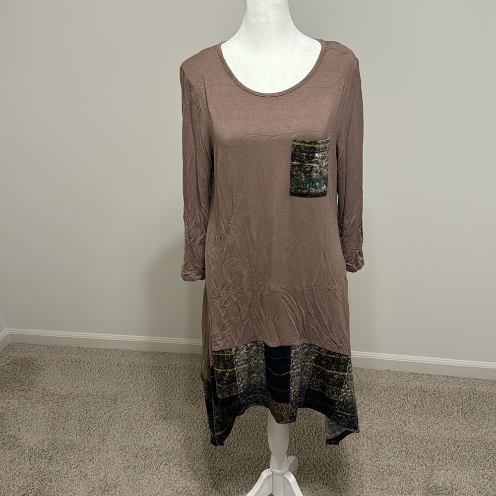 Unique Patterned Tunic Dress 💕